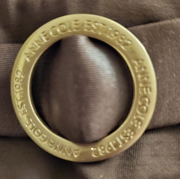 Anne Cole Swimming Suit Button. Size XL. Color Brown. - Picture 2 of 5